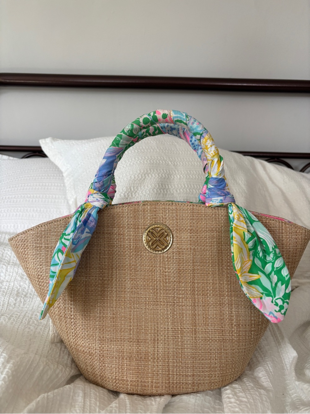 Lily Pulitzer Malia Mini Straw Bag